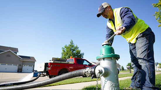 Fall Hydrant Flushing